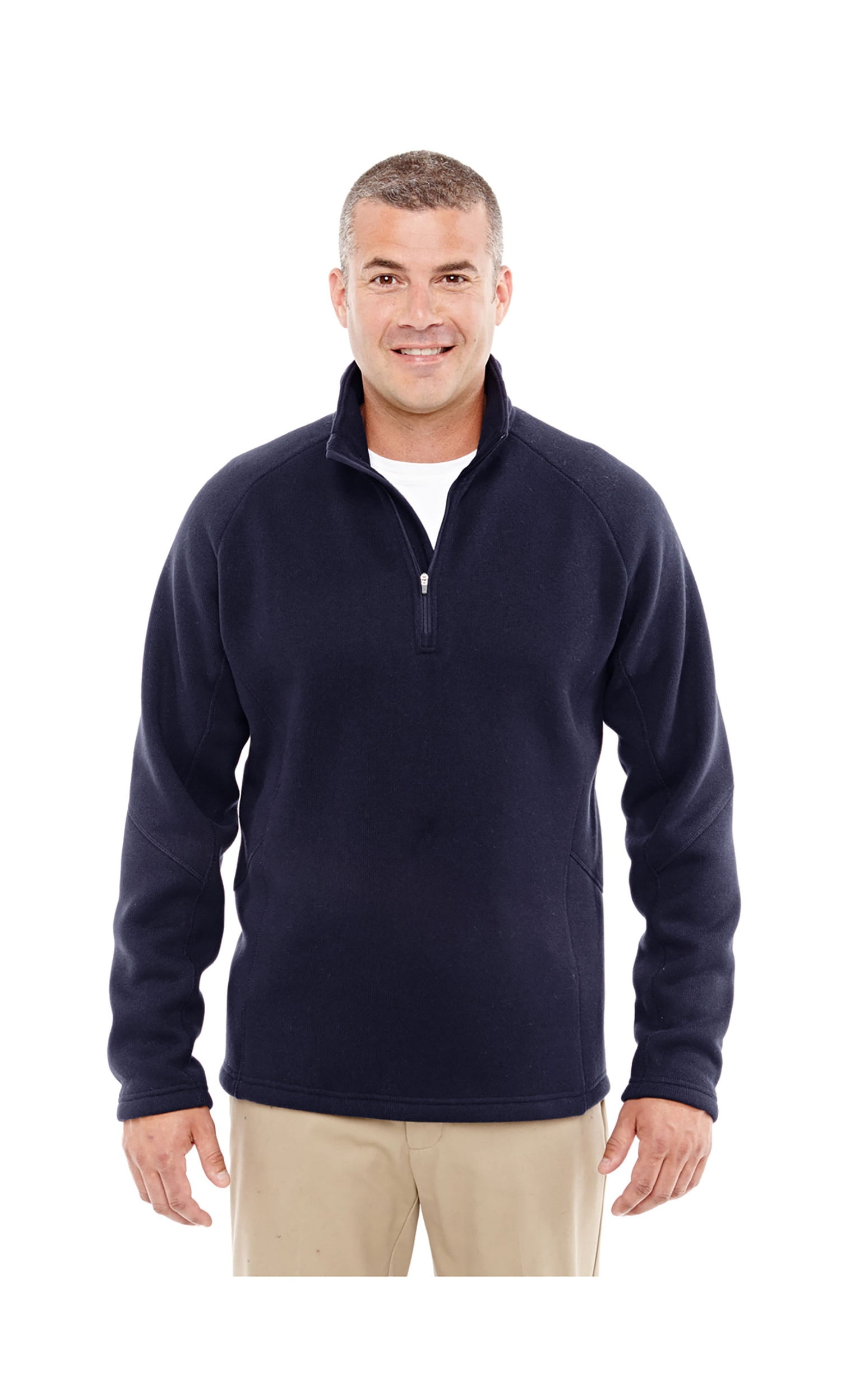 Devon & Jones Mens Bristol Sweater Half Zip Fleece, Style DG792