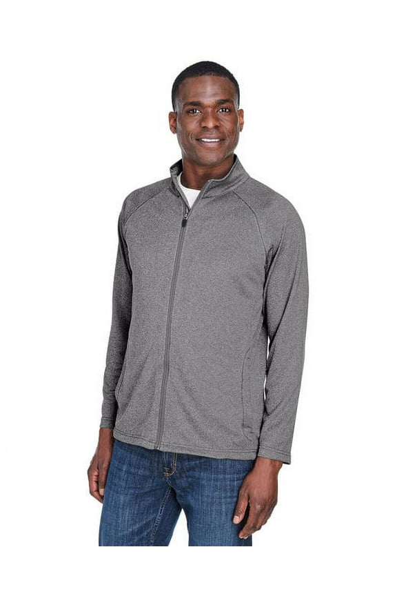 Mens Stretch Tech-Shell Compass Full-Zip Jacket. DG420 - XXXX-Large - Dark Grey Heather
