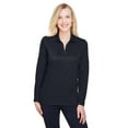 thumbnail image 1 of Devon & Jones DG20LW Women's CrownLux Performance Plaited Long Sleeve Polo-Black-2XL, 1 of 3