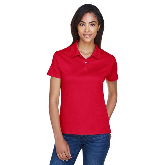 Devon & Jones Pima-Tech Jet Pique Polo (DG200W) Red, 2XL