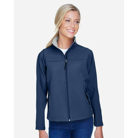 Devon & Jones D995W Women's Soft Shell Jacket-Navy-2XL