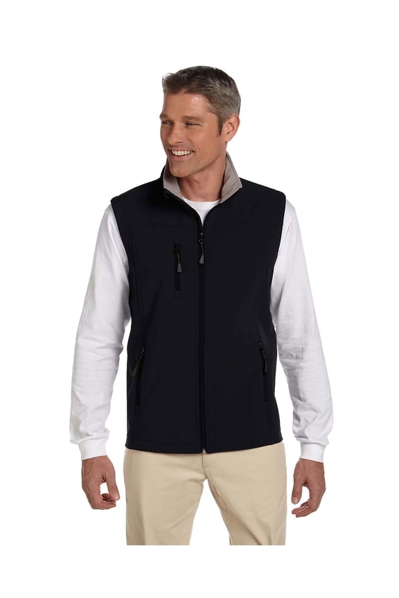 Soft Shell Stand-Up Collar Vest, Style D996