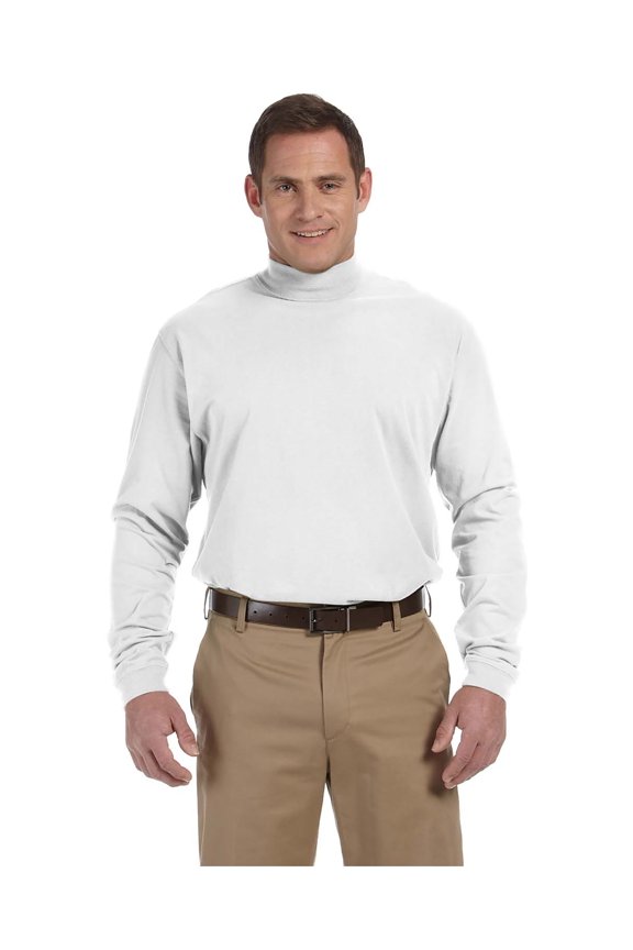 Sueded Men's Mock Turtleneck Jersey, Style D420