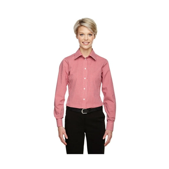 Devon & Jones Women's Crown Collection Gingham Check Shirt, Style D640W
