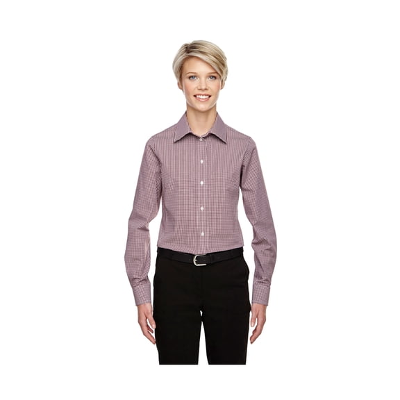 Devon & Jones Women's Crown Collection Gingham Check Shirt, Style D640W