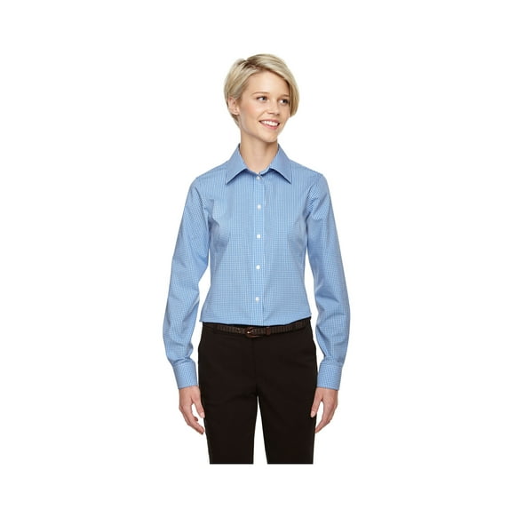 Devon & Jones Women's Crown Collection Gingham Check Shirt, Style D640W