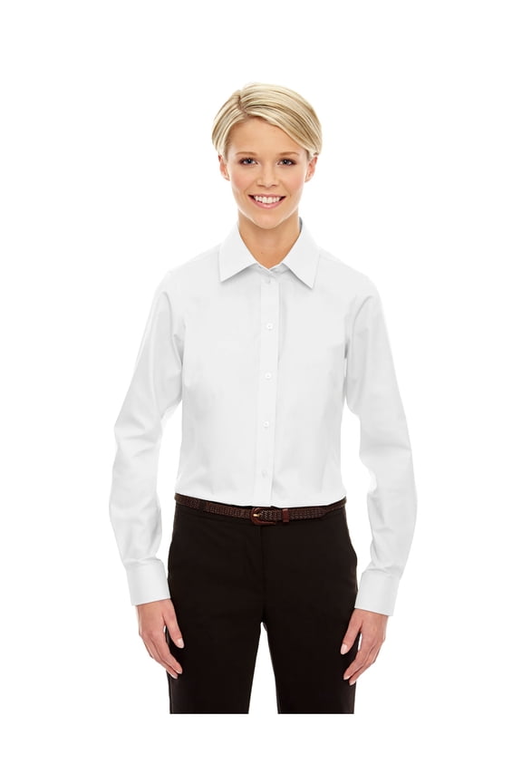 Women's Crown Collection Solid Oxford Shirt, Style D630W