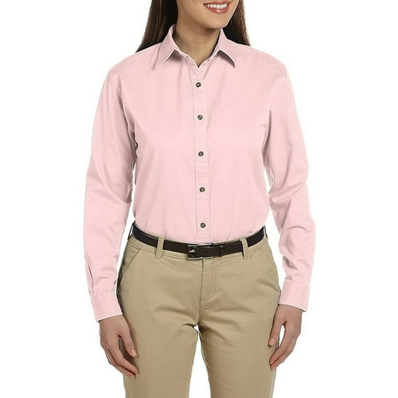 Devon & Jones Women's Long-Sleeve Titan Twill