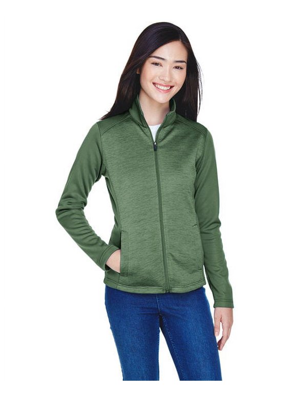 Women's Newbury Colorblock Fleece Full-zip, FOREST/ FORST HT, XS