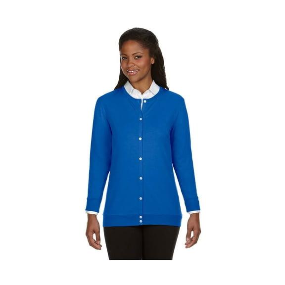 Devon & Jones Women's Perfect Fit Ribbon Cardigan, Style DP181W