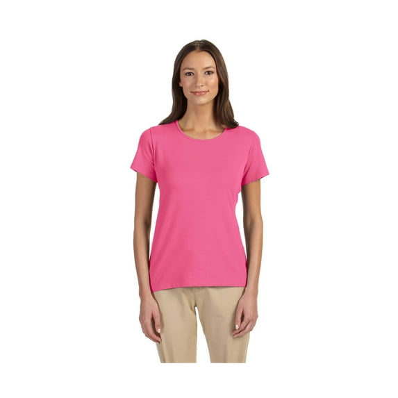 Devon & Jones Women's Perfect Flattering Fit Shell T-Shirt, Style DP182W
