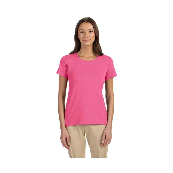 Devon & Jones Women's Perfect Flattering Fit Shell T-Shirt, Style DP182W