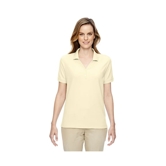 Devon & Jones Women's Short Sleeve Y Collar Polo Shirt, Style D100W