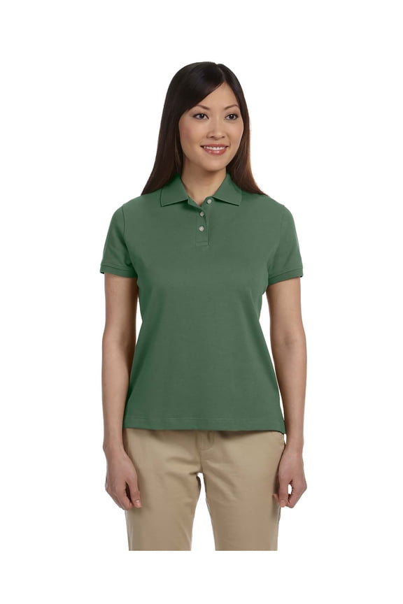 Women's Solid Perfect Polo Shirt, Style D140SW