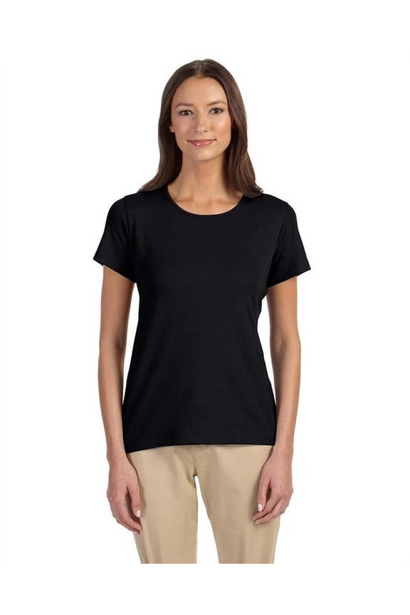 Womens Perfect Fit Shell T-Shirt DP182W -Black XL
