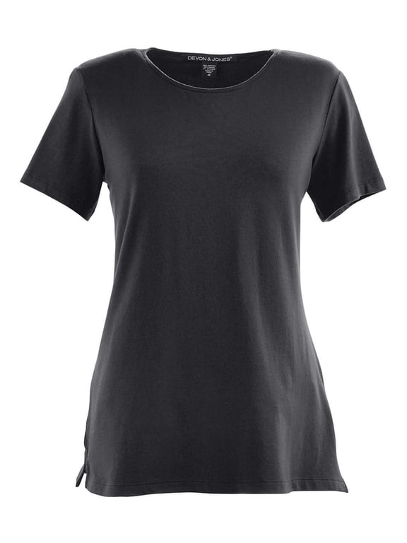 Womens Perfect Fit Shell T-Shirt DP182W -Black XS