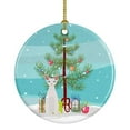 thumbnail image 1 of Devon Rex #2 Cat Merry Christmas Ceramic Ornament 2.8 in x 2.8 in, 1 of 3