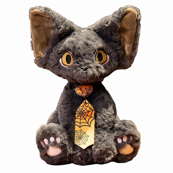 Devon Rex Cat Plush Pillow, Cute Curly-Haired Cat Stuffed Doll, Soft Hugging Cushion for Sofa & Bed Decor, Cozy Plush Ornament & Gift Plush Toy for Relaxing Comfort