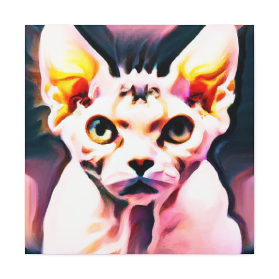 Devon Rex Delightful - Canvas