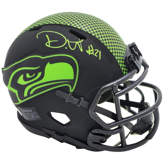 Devon Witherspoon Autographed Seattle Seahawks Eclipse Black Speed Mini Helmet MCS Holo 221343