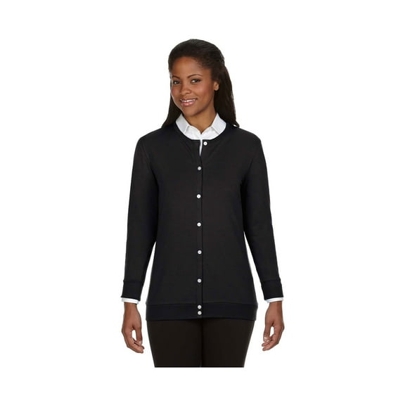 Devon & Jones Women's Perfect Fit Ribbon Cardigan, Style DP181W