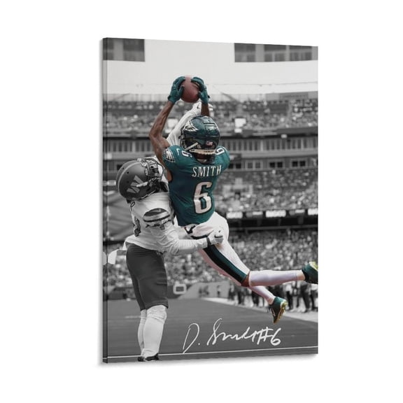 Devonta Smith Poster Canvas Poster Painting On Canvas Wall Art Poster Scroll Picture Print Living Room Walls Decor Home Posters 24x36inch(60x90cm)