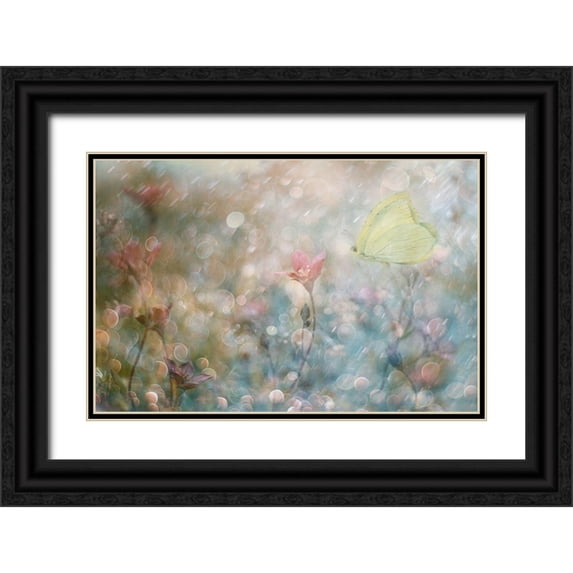 Devos, Delphine 18x13 Black Ornate Wood Framed with Double Matting Museum Art Print Titled - Uninterrupted Poetry...