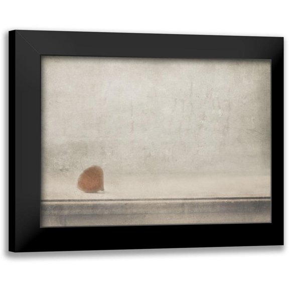Devos, Delphine 18x14 Black Modern Framed Museum Art Print Titled - Solitude Stands By The Window