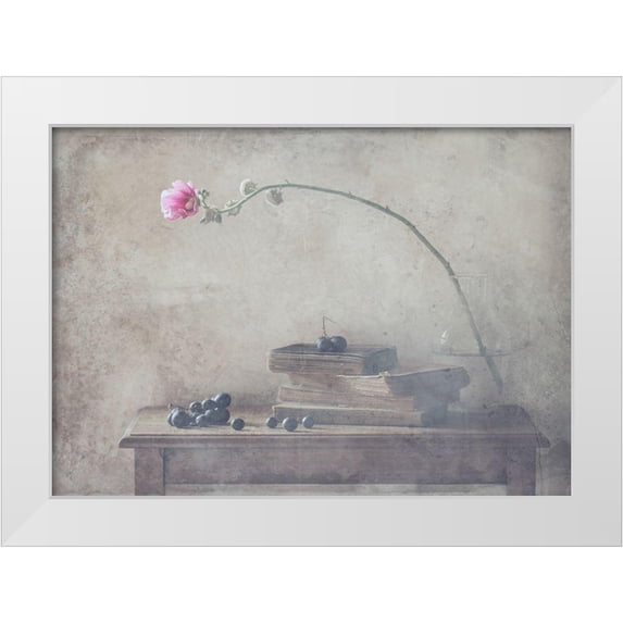 Devos, Delphine 18x14 White Modern Wood Framed Museum Art Print Titled - Mild Morning Of October
