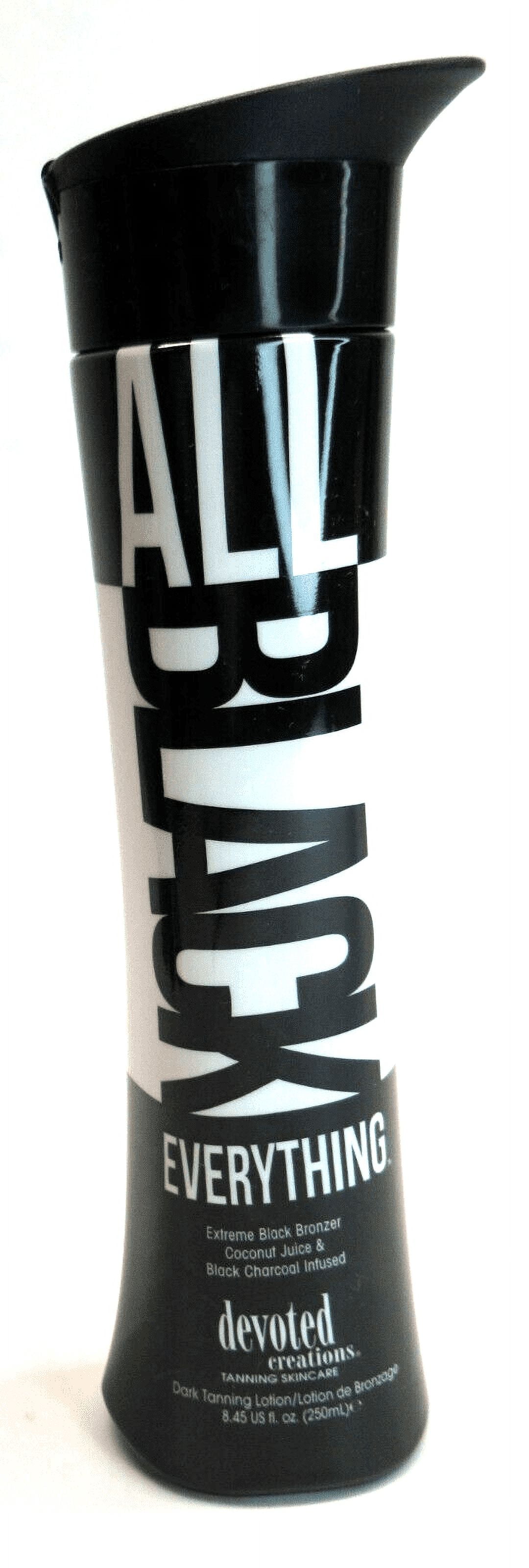 Devoted Creations ALL BLACK EVERYTHING Extreme Black Bronzer Tanning Lotion 8.5 oz