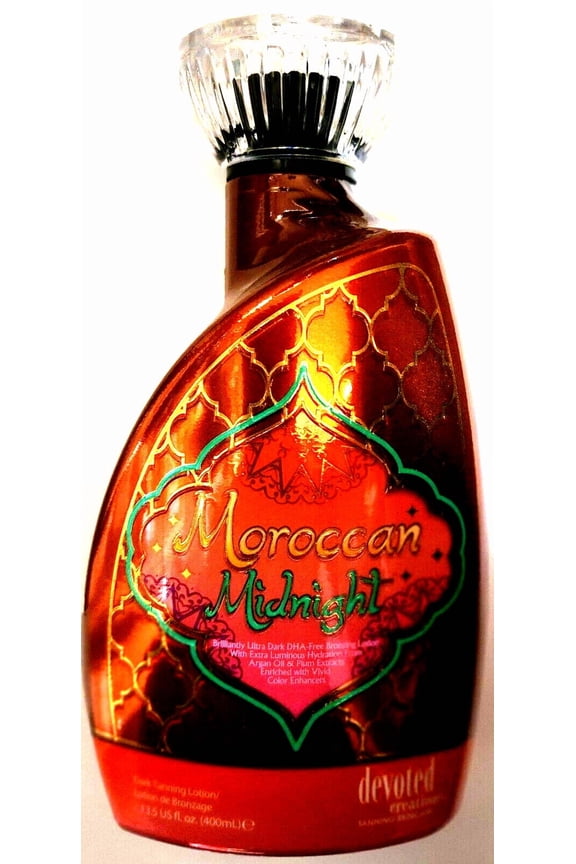 Devoted Creations Moroccan Midnight Dark Natural Bronzer Tanning Lotion - 13.5oz