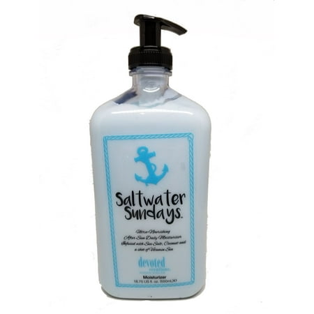 Saltwater Sundays Sea Salt Hypoallergenic After Sun Tan Daily Moisturizer Lotio