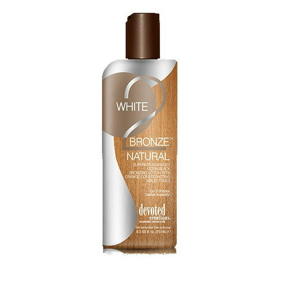 Devoted Creations White 2 Black Natural Bronzer Streak Stain Free Tanning Lotion