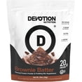 thumbnail image 1 of Devotion Nutrition Protein Powder Brownie Batter – 20g Whey Isolate & Casein Protein Blend – No Added Sugar, Low Carb, Gluten-Free, Keto-Friendly, 1g MCT, Kosher – 2lb Pouch, 1 of 9
