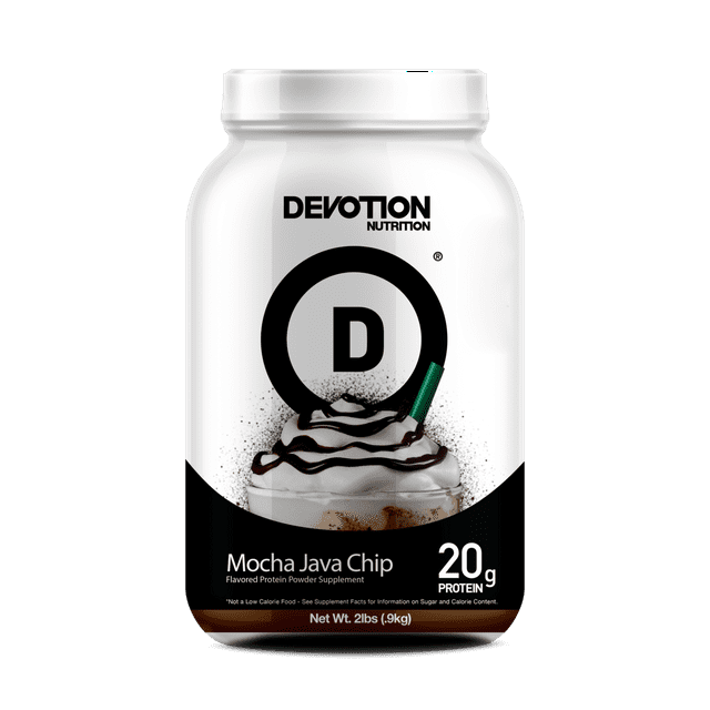Devotion Nutrition Low Carb Keto Supplement Mocha Java Chip Protein Powder