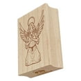 thumbnail image 1 of Devout Angel Woman Praying Rectangle Rubber Stamp Stamping Scrapbooking Crafting - Small 1.7in, 1 of 7