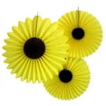 thumbnail image 1 of Devra Party Tissue Paper Sunflower Decorations, Set of 3, 13 and 18 Inch, 1 of 3