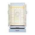 thumbnail image 1 of Devyom Pooja Mandir White Wooden Temple for Home, 1 of 9