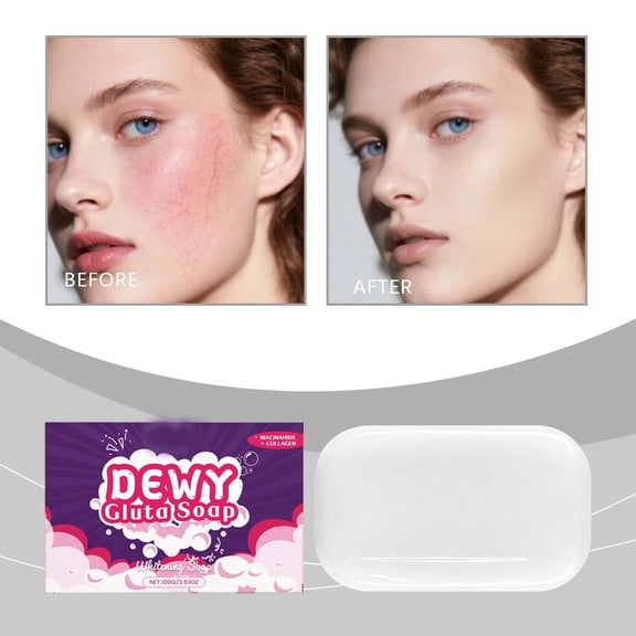 Dew Glutathione Soap Is Gentle Clean And Oil Controlling It Is Suitable For All Types On The Face