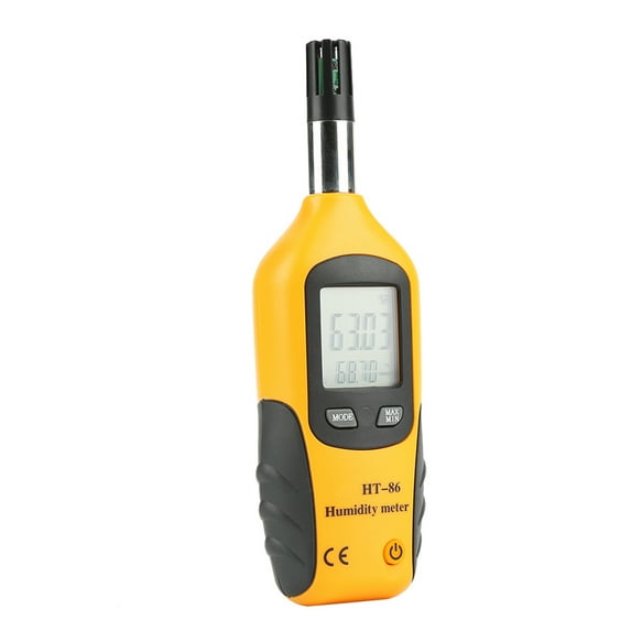 Dew Point Temperature, Data Hold Function LCD Backlight Humidity Meter, Double Display For Agriculture Industry