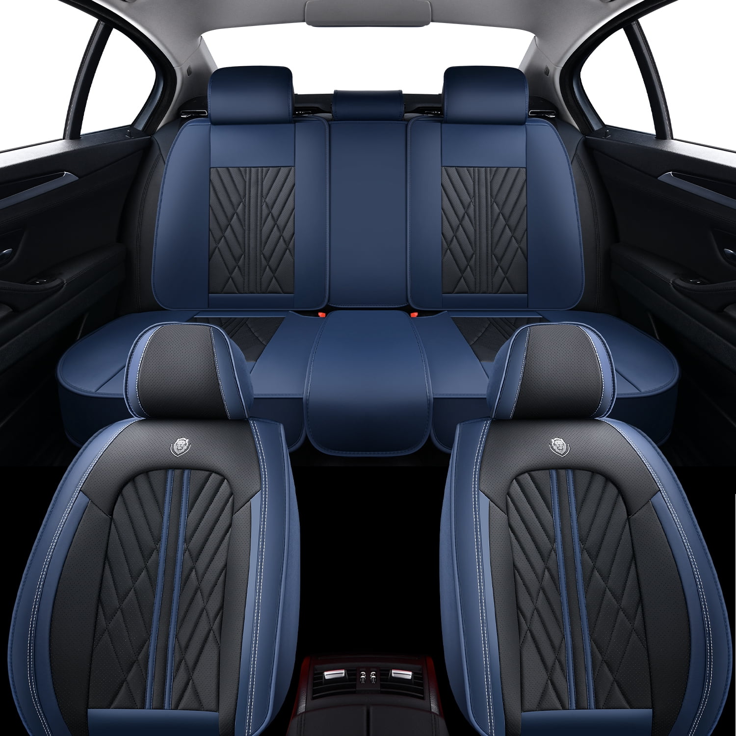 DewWisp Car Seat Protectors 2000 for Cadillac Catera Premium Leather ...