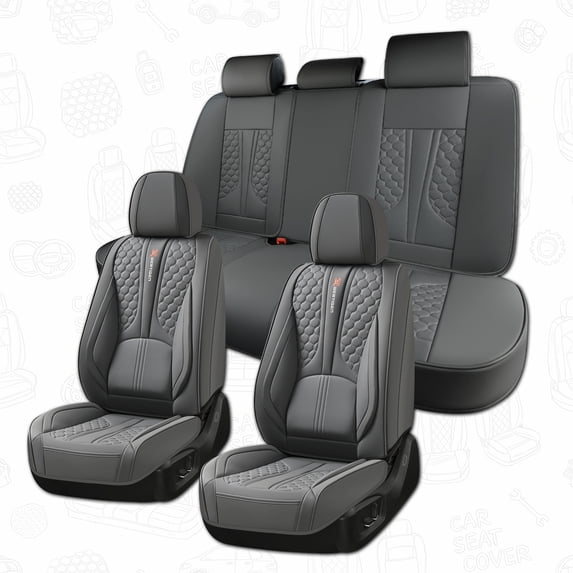 DewWisp Custom Fit Seat Covers 2018 for Cadillac XTS Durable Leather ...