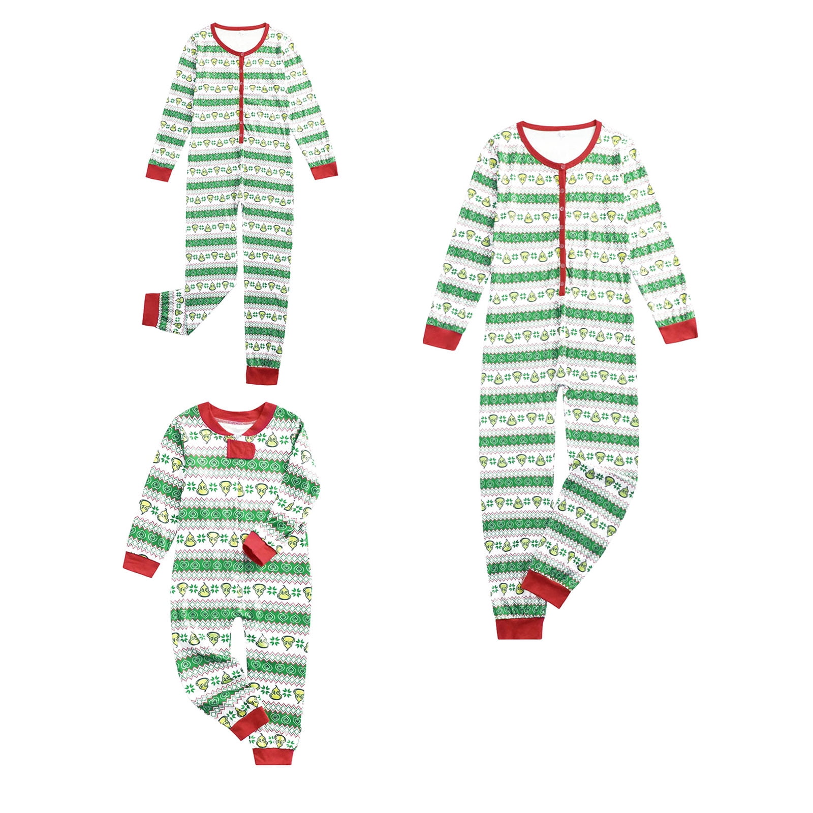 Dewadbow Family Christmas Pjs Matching Sets Christmas Pajamas Santa ...