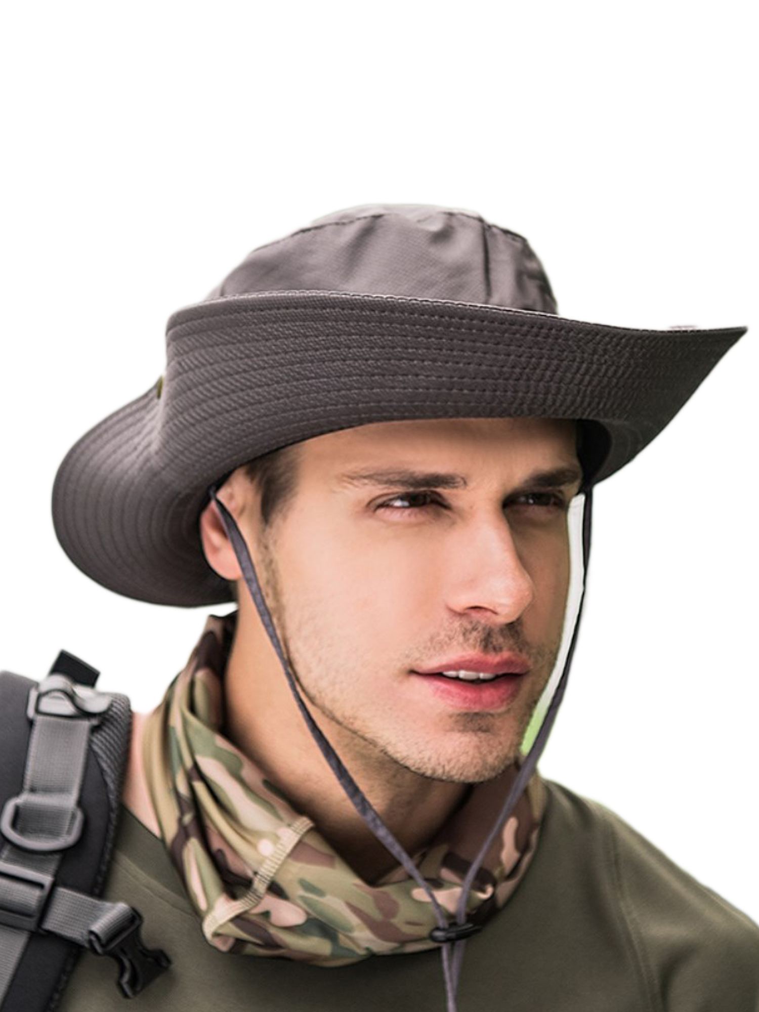 Dewadbow Hat Hunting Fishing Outdoor Cap Wide Brim Military Unisex Sun Camo - image 1 of 6