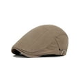 thumbnail image 1 of Dewadbow Men Boy Baker Caps Newsboy Hat Peaky Blinder Style Flat Cap, 1 of 6