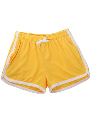 Yellow Nylon Men's Running Shorts at best price in Ballia