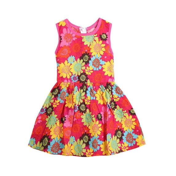 Dewadbow NEW Summer Toddler Kids Girl Princess Floral Lace Pierced Party Dress
