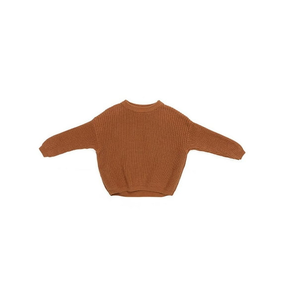 Dewadbow Toddler Baby Girl Knitted Sweaters Pullover Outfits Clothing