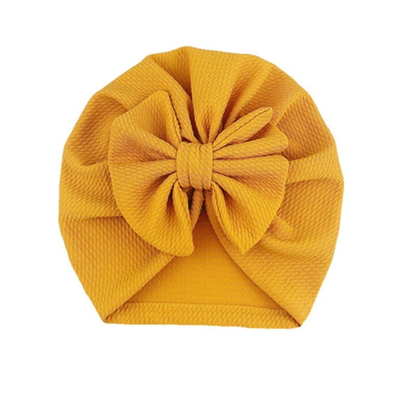 Dewadbow Toddler Baby Girls Turban Cute Knot Comfy Headwrap Beanie Hat Cap