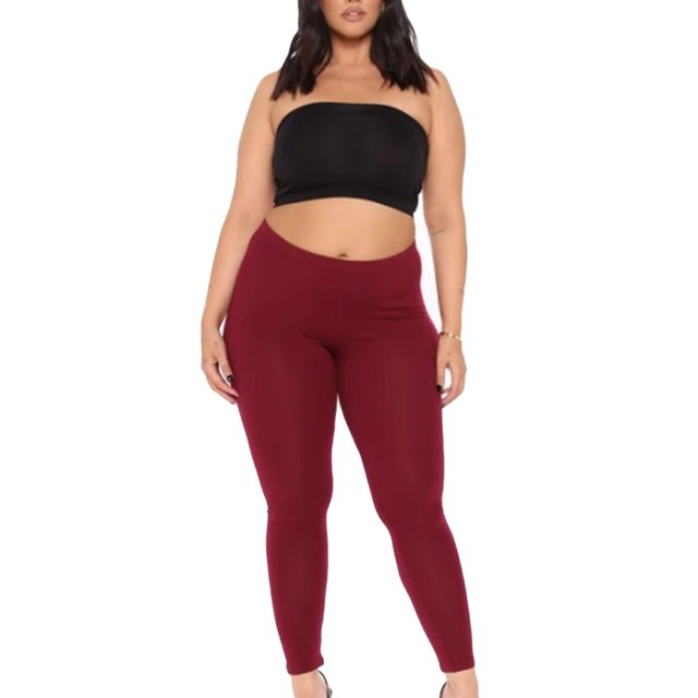 Dewadbow Women Hip Lifting Yoga Fitness Pants Plus Size Workout Trousers